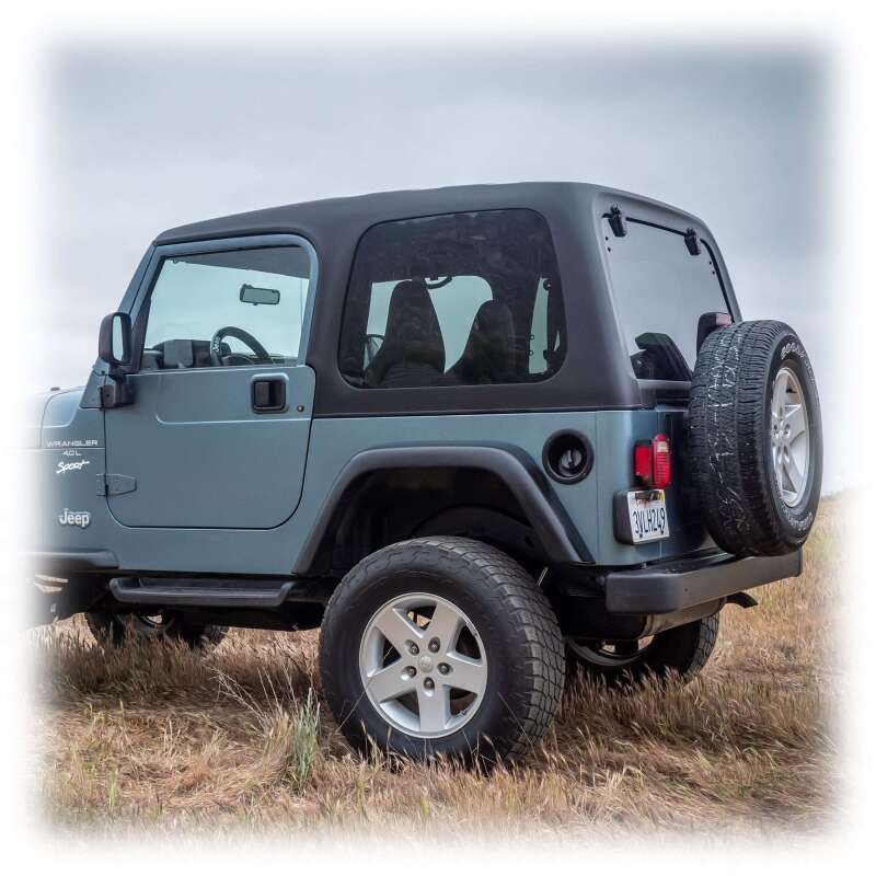 Jeep TJ Hardtop - TURN Offroad - Squareback, 1-Piece - White - `97-`06